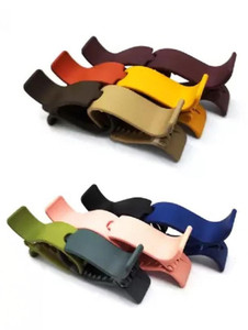 trendy club matte fish shape hair clutcher clips for women pack of 12 hair claw multicolor