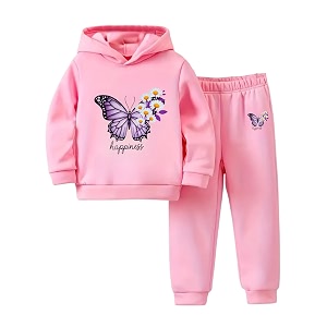Trendy Co-Ord Set with Hoodie Sweatshirt