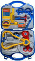 TRENDY&HANDY Doctor Play Set with Foldable Suitcase, Game Toy Kit, Compact Medical Accessories Pretend Play for 3 + year Kids