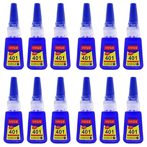 professional nail art super glue stronger 20g bottle 401 rapid fix handmade adhesive quick dry quick sol ceramic glass glue dye craft tool transparent pack of 12