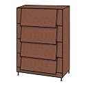 TRENDY Multipurpose Shoe Rack Cabinet 4 Layer All-in-one Storage Organizer with Dustproof Cover | Space-Saving Shoe Stand for Home, Wardrobe &amp; Entryway