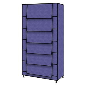 trendy multipurpose shoe rack cabinet 6 layer all-in-one storage organizer with dustproof cover  space-saving shoe stand for home wardrobe amp entryway