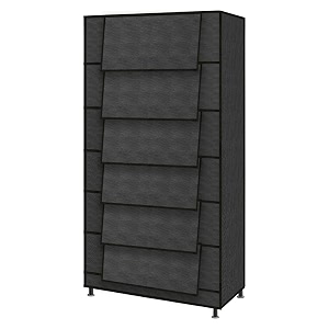 trendy multipurpose shoe rack cabinet 6 layer all-in-one storage organizer with dustproof cover  space-saving shoe stand for home wardrobe amp entryway