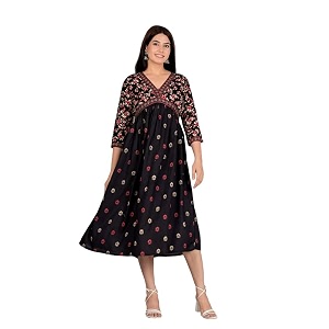 Trendy Printed Anarkali Gown Kurti for Womens