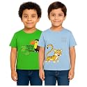 Trendy Printed Cotton Blend Half Sleeve T-Shirt