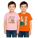 Trendy Printed Cotton Blend Half Sleeve T-Shirt
