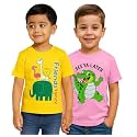 Trendy Printed Cotton Blend Half Sleeve T-Shirt