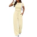Trendy Queen Women's 2 Piece Matching Summer Lounge Set with Pockets