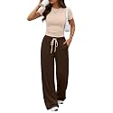 Trendy Queen Women's 2 Piece Matching Summer Lounge Set with Pockets