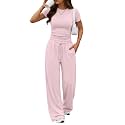 Trendy Queen Women's 2 Piece Matching Summer Lounge Set with Pockets
