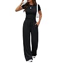 Trendy Queen Women's 2 Piece Matching Summer Lounge Set with Pockets