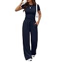 Trendy Queen Women's 2 Piece Matching Summer Lounge Set with Pockets