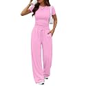 Trendy Queen Women's 2 Piece Matching Summer Lounge Set with Pockets