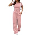 Trendy Queen Women's 2 Piece Matching Summer Lounge Set with Pockets