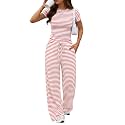 Trendy Queen Women's 2 Piece Matching Summer Lounge Set with Pockets