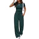 Trendy Queen Women's 2 Piece Matching Summer Lounge Set with Pockets