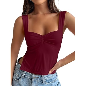 Trendy Queen Womens Printed Straight Mandarin Neck