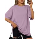 Trendy Queen Womens Oversized T-Shirts Short Sleeves