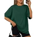 Trendy Queen Womens Oversized T-Shirts Short Sleeves