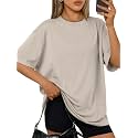 Trendy Queen Womens Oversized T-Shirts Short Sleeves