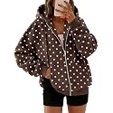 Trendy Queen Womens Oversized Zip Up Hoodies Y2K Fall Sweatshirts 2026
