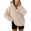 Trendy Queen Womens Oversized Zip Up Hoodies Y2K Fall Sweatshirts 2026