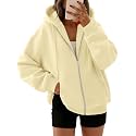 Trendy Queen Womens Oversized Zip Up Hoodies Y2K Fall Sweatshirts 2026