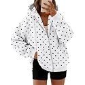 Trendy Queen Womens Oversized Zip Up Hoodies Y2K Fall Sweatshirts 2026