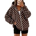 Trendy Queen Womens Oversized Zip Up Hoodies Y2K Fall Sweatshirts 2026