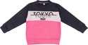 Trendy World Boys & Girls Printed Round Neck Dark Blue Sweater