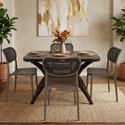 TrendyLivings 4 Seater Dining Table Set for