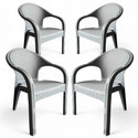 TrendyLivings Sizz Plastic Chair for Home Garden