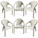 TrendyLivings Sizz Plastic Chair for Home Garden