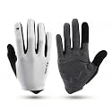 TRENDYNEST Shock-Absorbing Full-Finger Cycling Gloves Breathable Gloves with Padded Palm Anti-Slip Flexible for Cyclists, Riders, Outdoor Rides, L, Long Finger