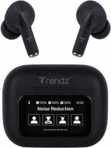 Trendz AeroX P6Y0T SmartTouchScreen Earbuds BTv5.4 ANC