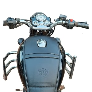 trendz classicstandardelectra tank cover classic tank strap re tank patta black for classic 350500 bullet electra standard