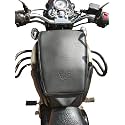 TRENDZ Leather Tank Cover (Black) with RE Logo for Classic 350/500 Bullet Electra Standard, Leather Tank Cover for Classic,Standard, Electra