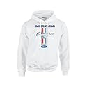 Trenz Shirt Company Ford Mustang Pony Unisex Hooded Sweatshirt Logo Hoodie Performance Racing Car Muscle Car Hood-Black-Small