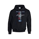Trenz Shirt Company Ford Mustang Pony Unisex Hooded Sweatshirt Logo Hoodie Performance Racing Car Muscle Car Hood-Black-Small