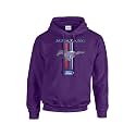 Trenz Shirt Company Ford Mustang Pony Unisex Hooded Sweatshirt Logo Hoodie Performance Racing Car Muscle Car Hood-Black-Small