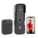 Trenzu Smart WiFi Video Doorbell | Wireless Front Ring Door Bell with 5MP Camera | Visitor Video Calling Bell, 2-Way Talk Speaker | AI Motion Detection, Night Vision | Alexa &amp; OK Google | Plug &amp; Play