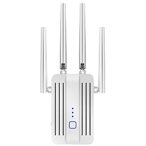 single band wifi range extender 300mbps high-speed booster  24ghz long-range wifi repeater for home amp office  boosts router signal covers 10m supports 10 devices  easy plug amp play setup