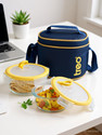 TREO All Fresh Borosilicate Glass Round Tiffin