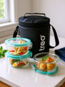 TREO All Weather Round Glass Lunch Box