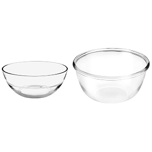 treo jelo designer glass bowl 2240 ml mixing bowl 1500 ml transparent standard