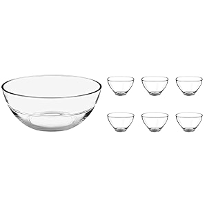 treo jelo designer glass bowl 2240 ml and esquire bowl set of 6 250 ml
