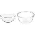 Treo Jelo Designer Glass Bowl, 2240 Ml Mixing Bowl, 1500 Ml, Transparent, Standard