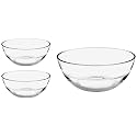 Treo by Milton Jelo Designer Glass Bowl, 2240 Ml by Milton Jelo Designer Glass Bowl Set of 2, 420 Ml Transparent