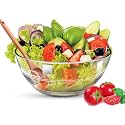 Treo By Milton Jelo Glass Mixing Bowl, 2240 ml, Fridge to Oven, Microwave &amp; Dishwasher Safe, Scratch Resistant, Round, Transparent Bowl for Storing, Reheating &amp; Serving