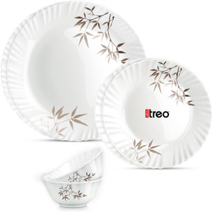 TREO Pack of 6 Opalware Dinner Set